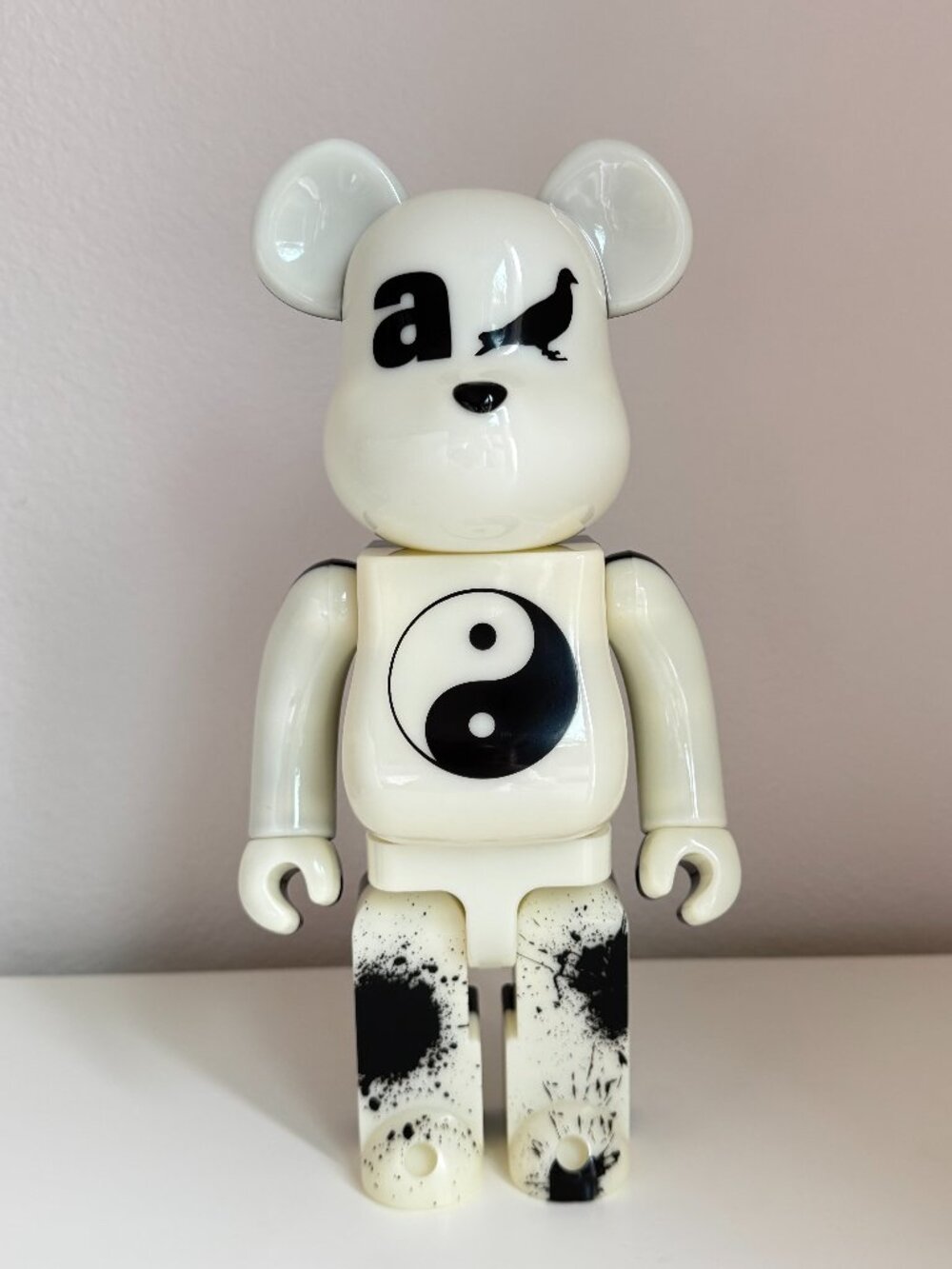 Bearbrick x atmos x Staple #4 Glow In The Dark Be@rbrick 400% Figure Only - NEW